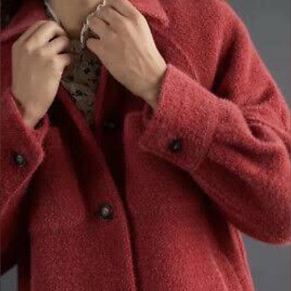 Greylin Anthropologie Red Teddy Jacket - Picture 11 of 11